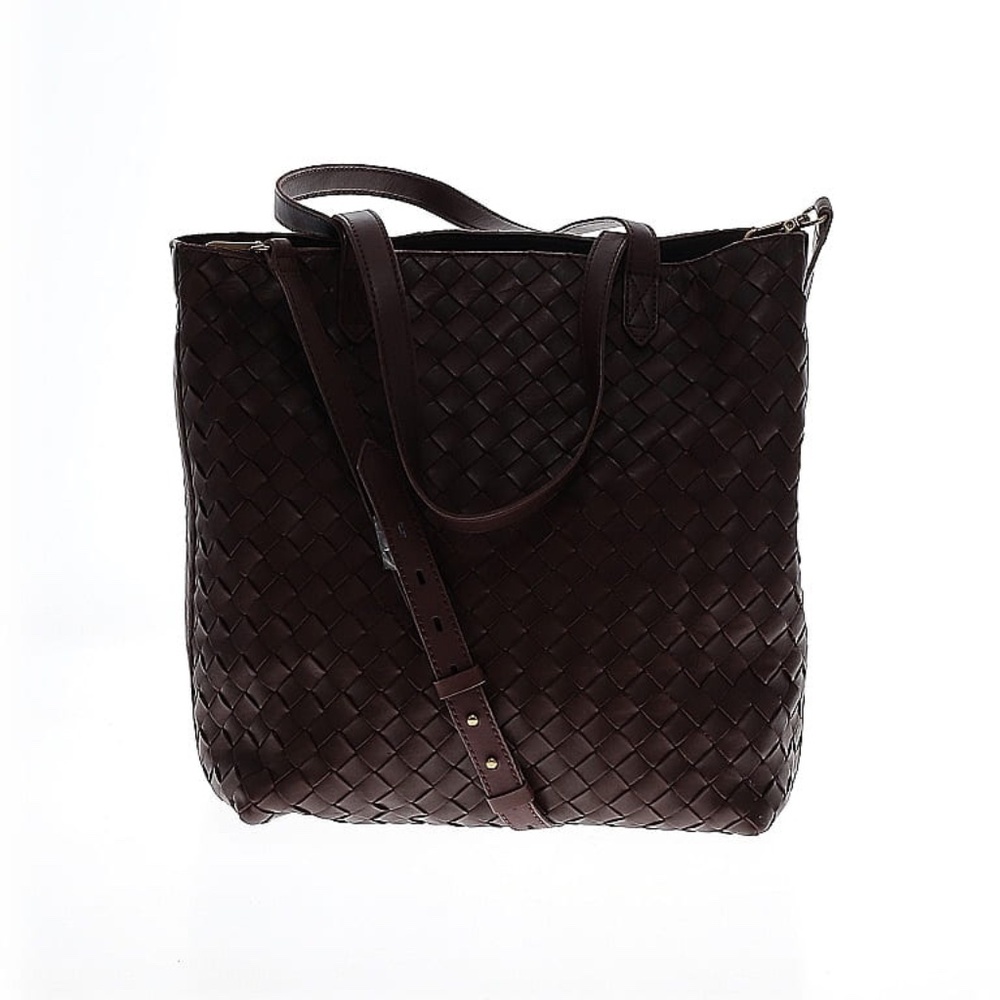 Madewell Woven Leather Tote Bag